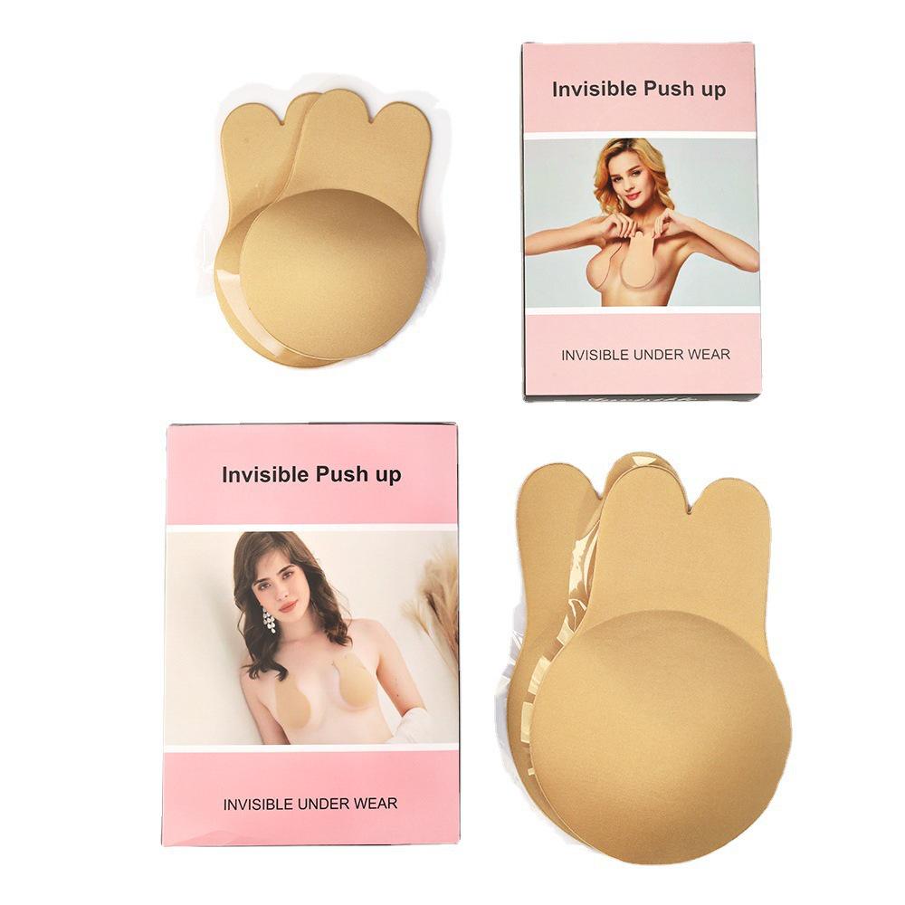 Breathable Strapless Bunny Ear Lift-Up Nipple Covers for Weddings