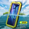 For iPhone Air 17 16e 15 14 13 12 11 Pro Max XS XR 7 Plus Underwater IP68 Heavy Duty Aluminum Metal Waterproof Case Screen Film