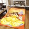 1pc Beauty and The Beast Pattern Area Rug Soft Flannel Floor Mat for Living Room,Office,Bedroom and Carpet,Sofa Coffee Table Floor Mat