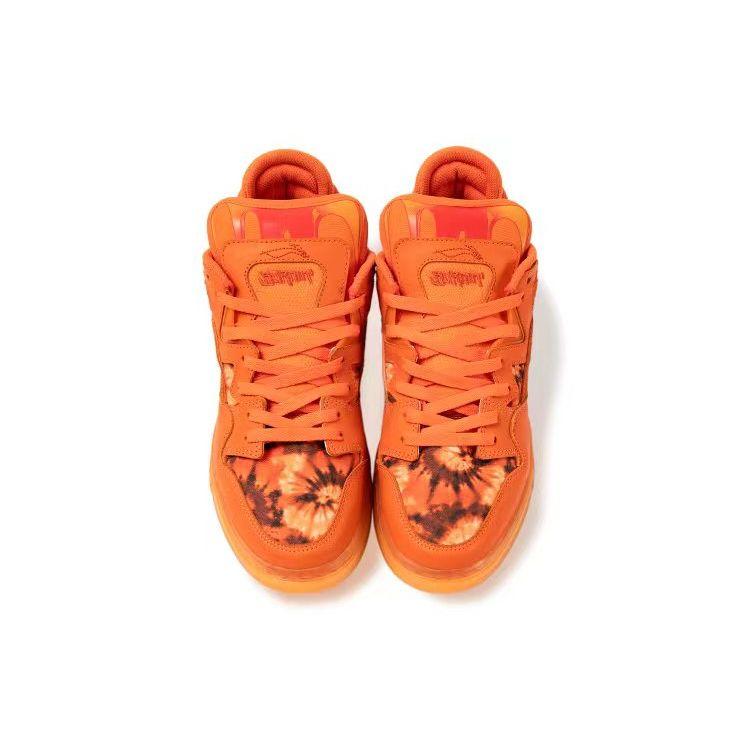 Li Ning Burnin X  Wei Wu Low Top Skate Shoes Women Sneakers Orange AECR124-1