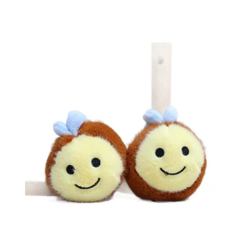 Plush Bee Cartooninspired Toy Cute Keychain Doll Backpack Pendant Holiday Gift