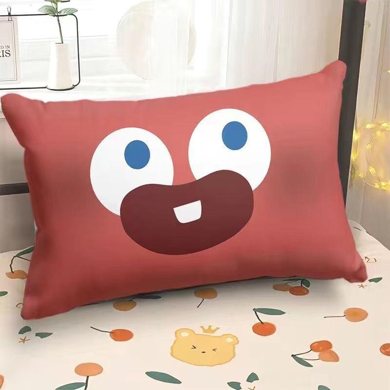 Funny Emoji Pillow, Rectangular Pillowcase, Home Sofa Decorative Pillow, Dormitory Bed Pillow Gift