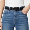 Metal Suede Rivet Belt PU Leather Y2K Belt Cool Men Belt  Male