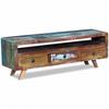 Day and Night - Day and Night TV Cabinet with 3 Drawers Solid Recycled Wood