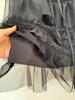 Fluffy European Layered A-line Midi Skirt: Fashionable & Versatile for Commuting