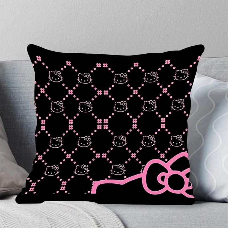 Sell Well New Square Pillow Bedroom Pillow Cover Sofa Living Room Office Leisure Cushion Hello Kitty Pillowcase Home Decor 45x45