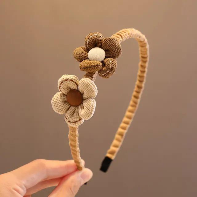 2024 Korean Green Headband & Hairpin for Girls - Trendy Douyin Style High-Value Headdress for Kids