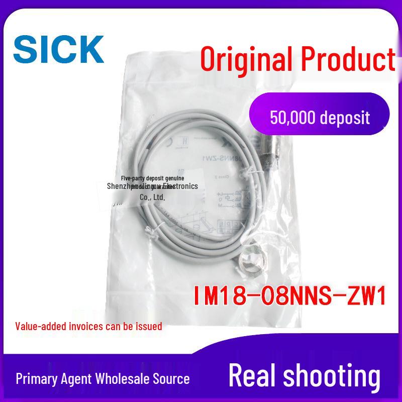 Proximity Sensor IM18-08NNS-ZW1 (NPN, Normally Open, Three-wire, M18) IM18-08NNS-ZW1