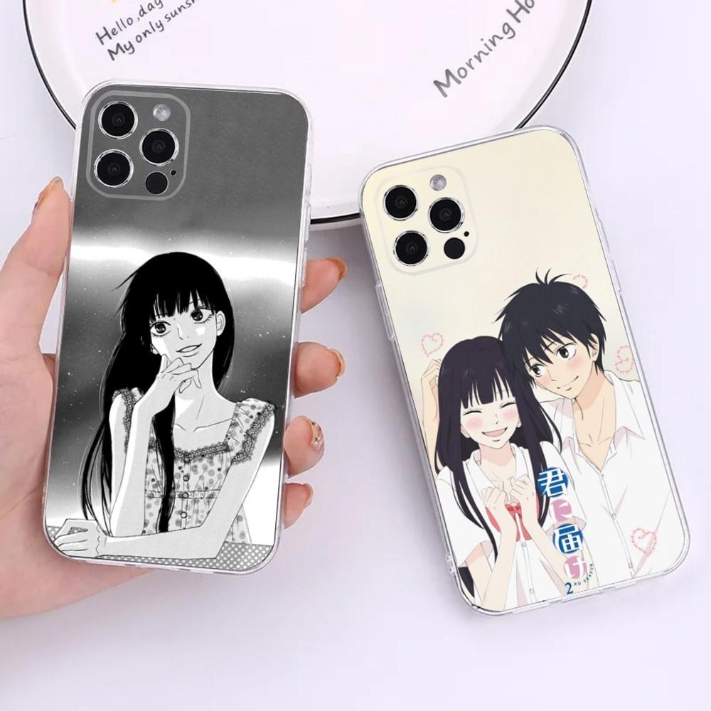 Kimi ni Todoke Sawako Phone Case For iPhone 15,14,13,12,11 Plus,Pro,Max,XR,XS,X,7,8 Plus,SE,Mini Transparent Silicone Soft
