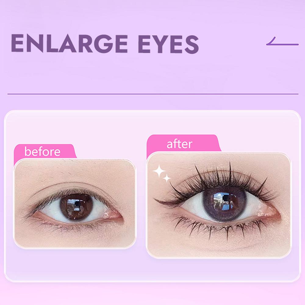 BQI Dreiteilige künstliche Wimpern im Sonnenblumen-Stil, weiche, leichte Wimpern, vergrößerte Augen, machen Sie künstliche Wimpern