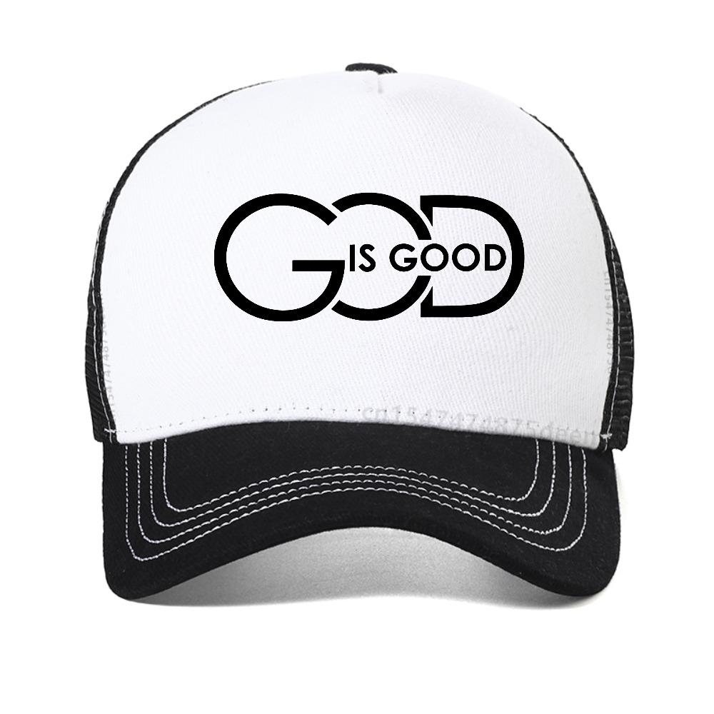 Men's "God Is Good" Printed baseball cap fashion Casual Letter Pattern caps summer adjustable visor trucker hat Snapback hats
