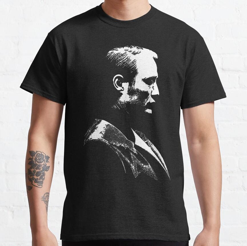 Dr. Lecters Gourmet-Dinner Hannibal Schweigen der Lämmer 100% Baumwolle Rundhals Lecter Mads Horror Hannigram T-Shirt für Männer