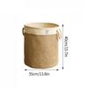 Foldable Laundry Basket Cotton Linen Clothes Toy Storage Basket Laundry Baskets with Handle Home Dirty Clothes Organizers