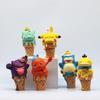 6 Flavor Ice Cream Cones: COS Series Hand-Painted Figuries Featuring Pikachu, Bulbasaur & Psyduck