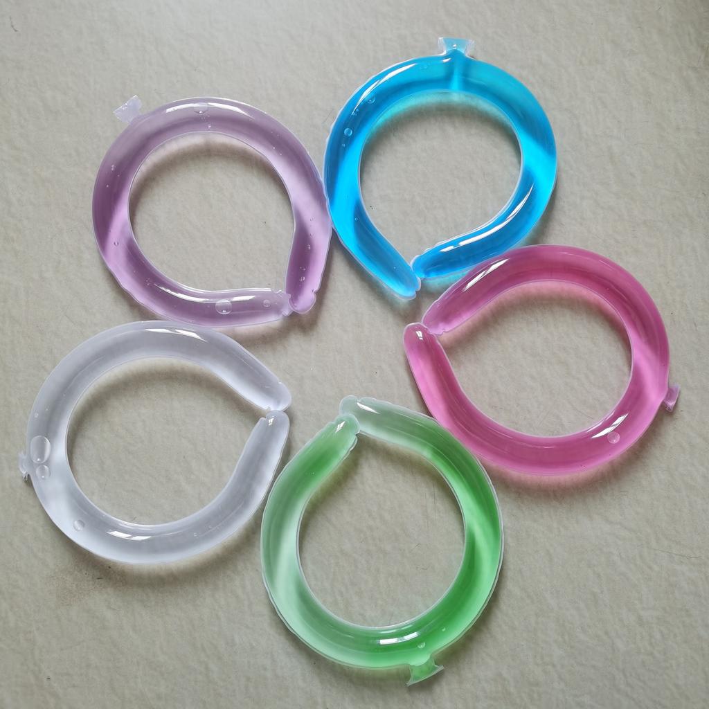 Summer Second-generation Ice Ring, Cold Ring Hanging Neck Cooling Ring, Outdoor Heatstroke Ice Neck Ring, Ice Collar, Cool Collar