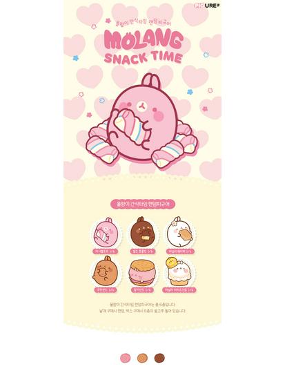 Koreanischer Molang Hase Limited Edition Mini Figur Blind Box