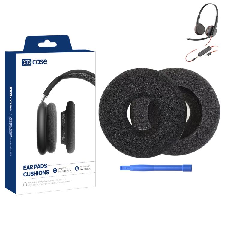 XDcase 1 Pair Headset Replacement Ear Pads with Prying Tool For Plantronics C3220 / C3225 / C3210 чёрный