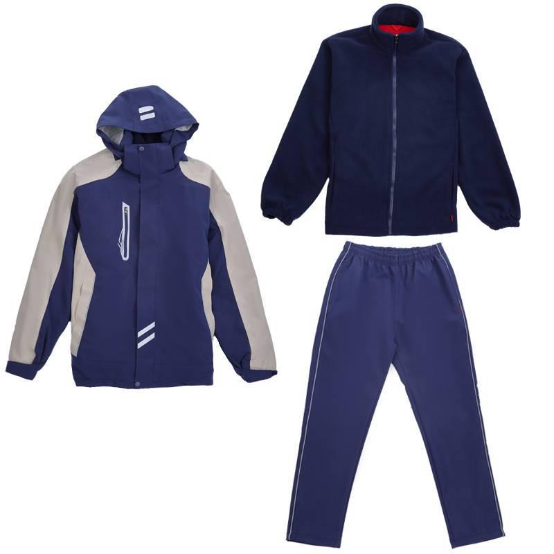 2022 Spring-Autumn Kindergarten and School Sports Uniform Set: Children s Three-Piece Windbreaker 130