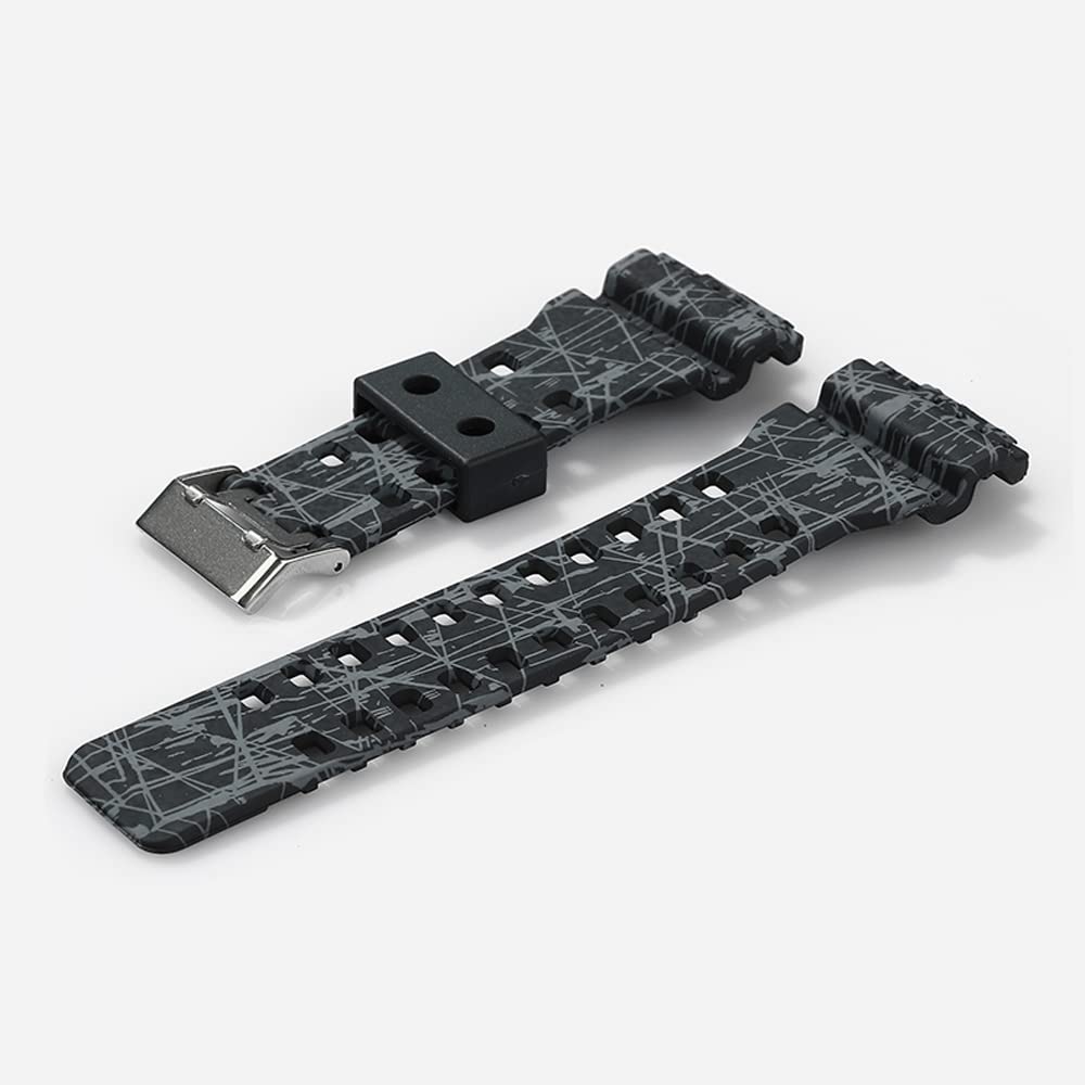 Compatible Casio Watch 16mm Mounting Waterproof Replacement Strap for and G-Shock Band, Width, G-8900A, GR-8900A, GW-8900A, GA-110, GA-100, GD-100,