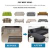 Solid Color Corner Sofa Cover Elastic Thin Fabric Sofa Covers for Living Room Pets L Shape Sofa Need Order 2 Pieces Slipcover