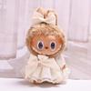 38cm Labubu Plush Doll Casual Outfit Set with Hat (Clothes Only)