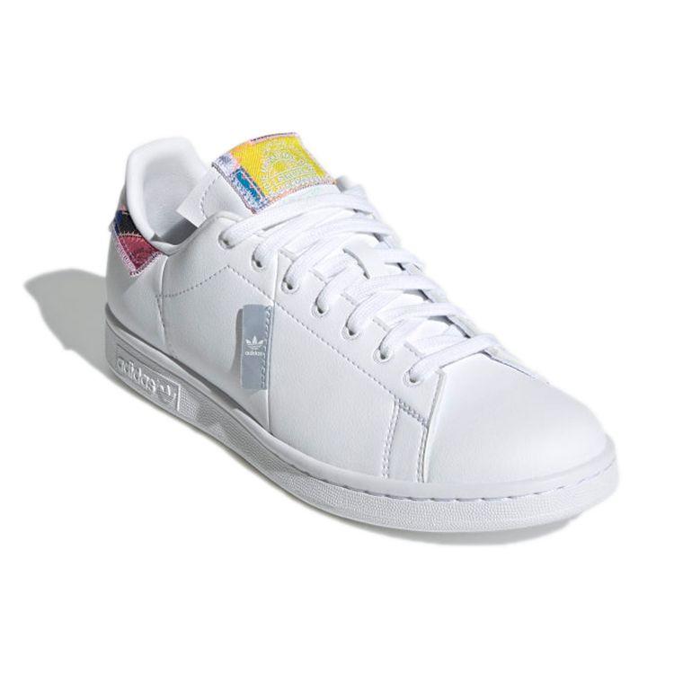 Adidas Originals Stan Smith Casual Durable Slip-Resistant Low-Top Sneakers Women Sneakers White Gray H03927