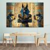 Anubis Tapestry 130x150cm  Egyptian Wall Hanging with Hieroglyphs Boho Dorm Decor  Photo Backdrop