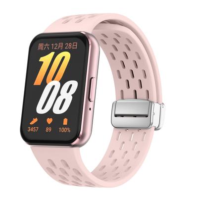 Per Samsung Galaxy Fit 3 Cinturino Accessori Smartwatch Cinturino Magnetico Cinturino da polso Silicone Traspirante Braccialetto Cinturino Galaxy Fit3