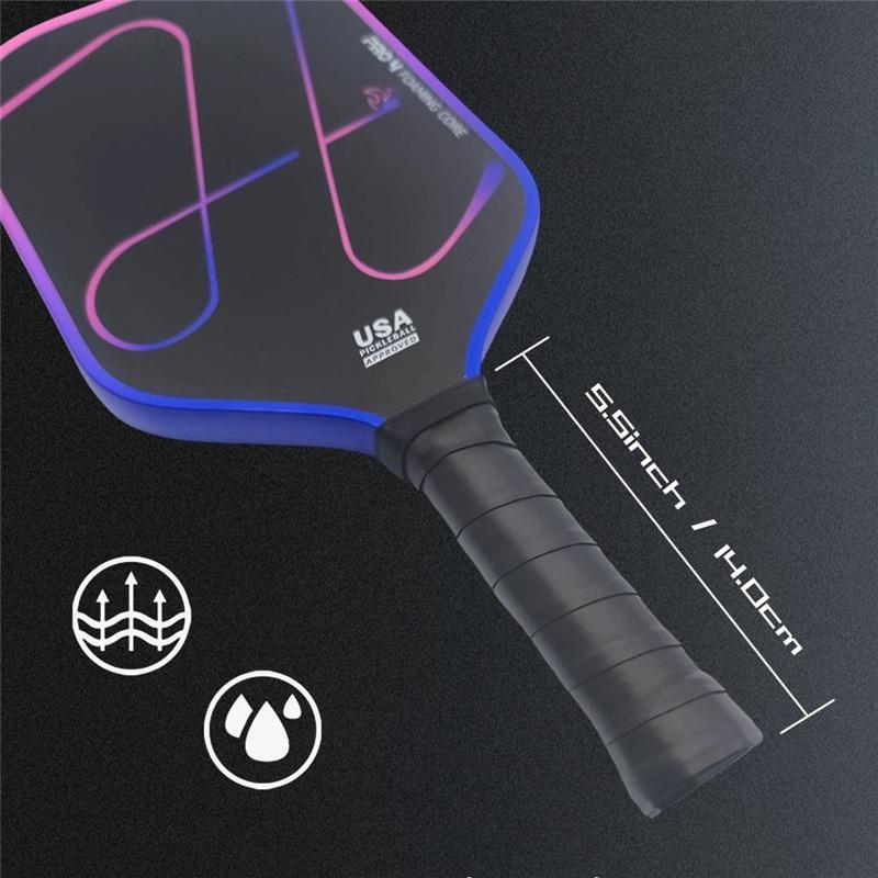 T700 Carbon MPP Thermoformed Pickleball Paddle High Control Professional Hellfire Series Racket