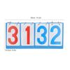 Blue Red Numbers Flip Score Keeper Waterproof Sports Scoreboard Tabletop Scoreboard  Table Tennis