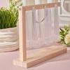 T/L-Shaped False Nail Art Color Card Display Stand Gel Polish Template Nail Art Tips Sample Stand Nail Polish Practice Shelf