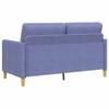 Storage Sofa In Jeans Blue 152 X 78 X 87 Cm Polyester