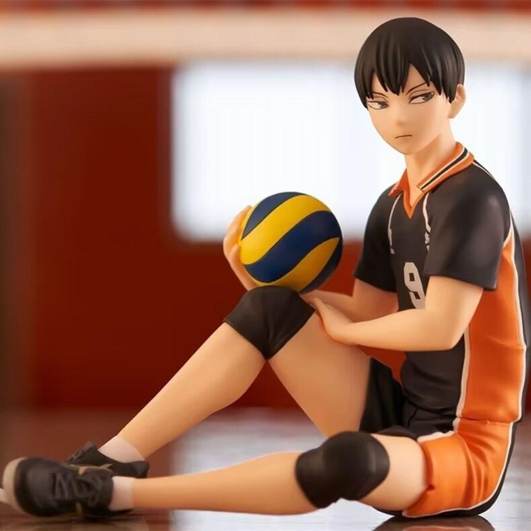 

Anime Haikyuu!! Pressed Cup Noodles Hinata Shoyo Tobio Kageyama Sitting Statue Doll Model Car Decoration Toys Children Gifts No box
