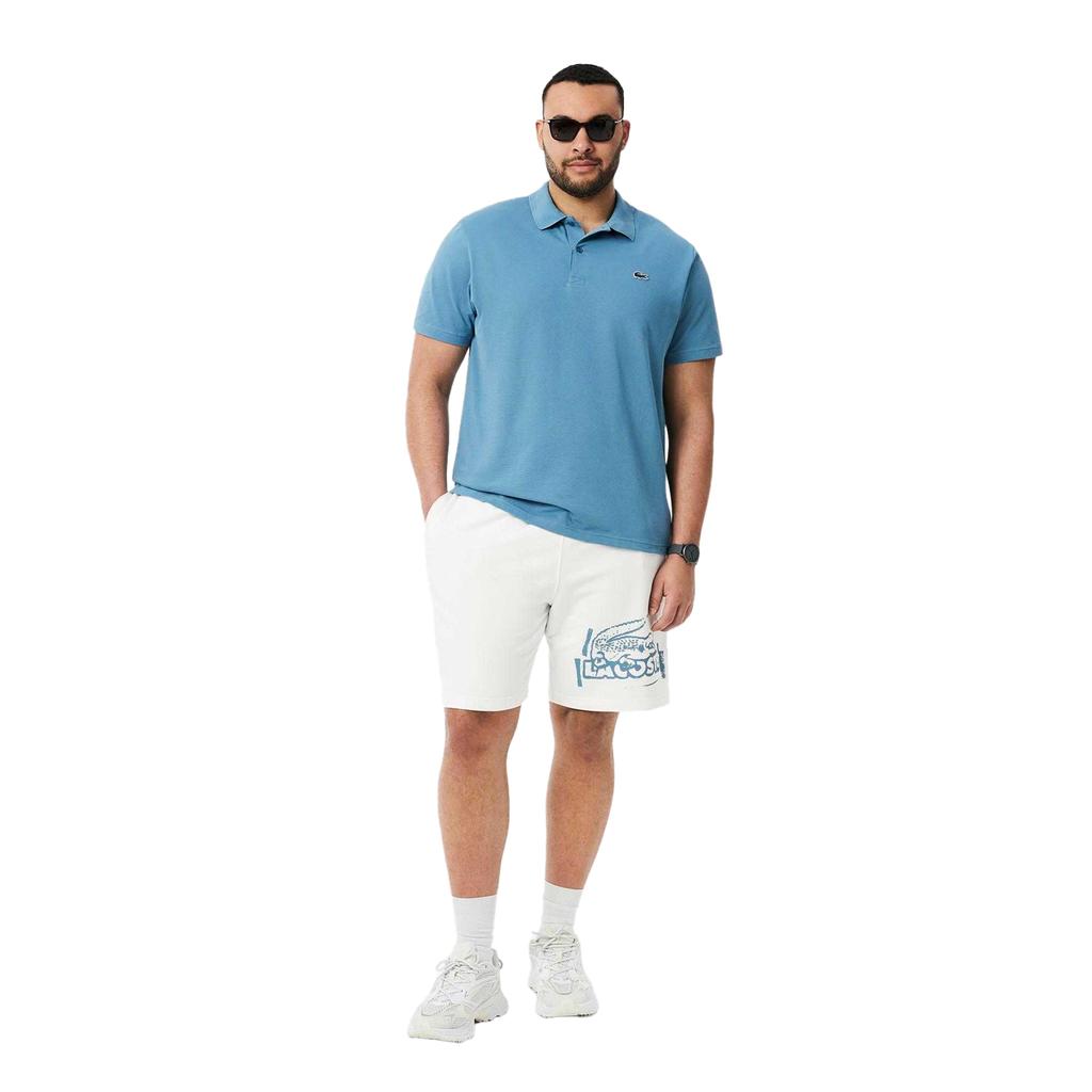Lacoste Shorts Masculinos de Lã com Estampa Gráfica