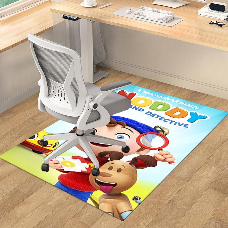 Noddy'S Toyland Adventure Carpet For Playroom Bedroom Living Room Sofa Home Decorkids Game Area Rug Nonslip Floor Mat