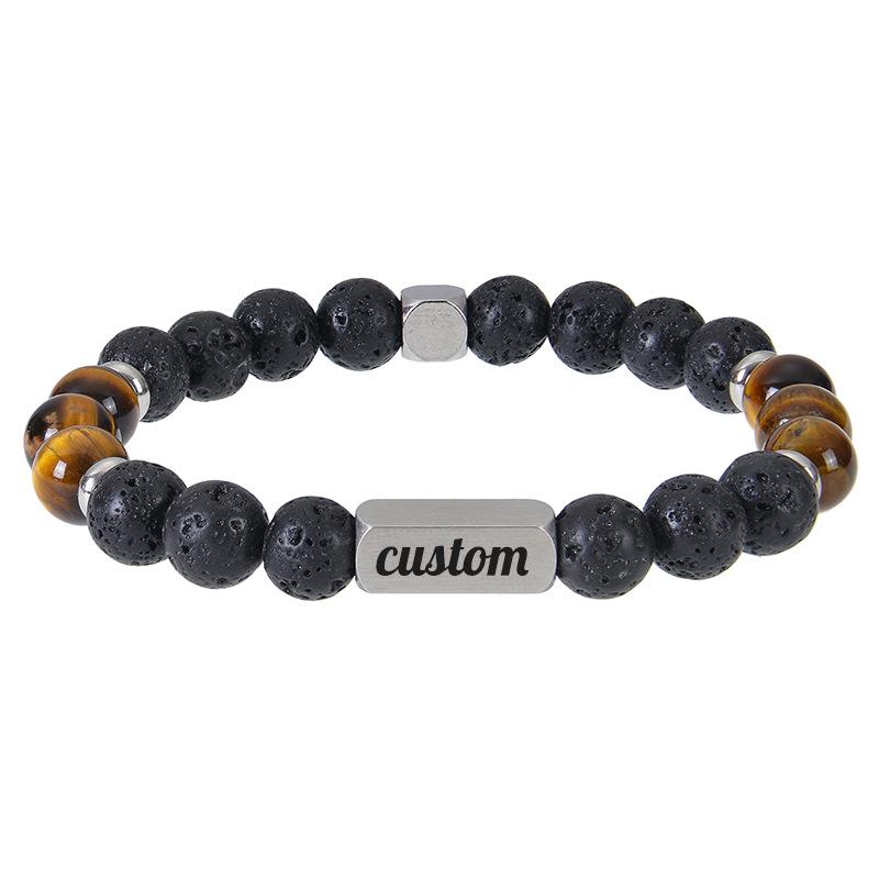 JYL TS Bracelet Women s  Life Tree Charm Symbolizes Growth & Vitality Tiger eye volcanic кукурузный