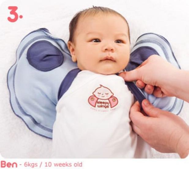 Sleepy Wings Schlaffbolero Bio SLWHS (S Weiß)