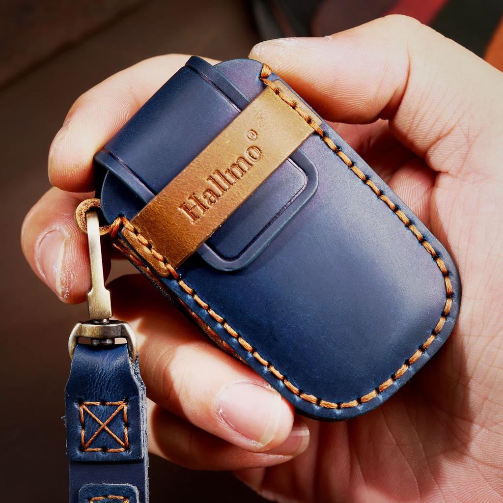 Cross-Border Exclusive For New Honda Accord Civic Key Case Crazy Horse Leather Handmade Car Key Case
