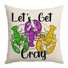 Carnival Mask Dance Pillow Case Home Decoration Sofa Living Room Letter Print Pillow Cushion