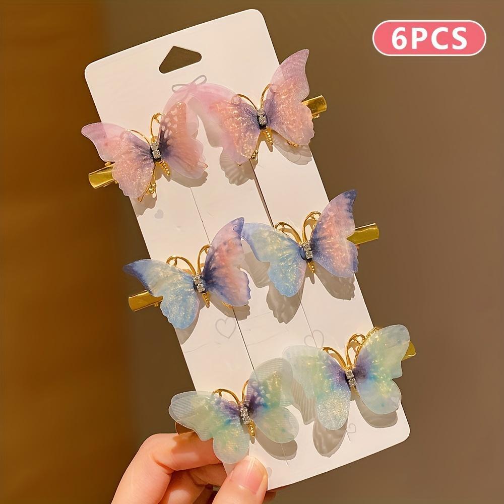 Sweet Girl Butterfly Hairpins That Do Not Hurt Hair, Super Nice and Cute Hairpins
