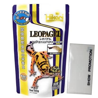 

Hikari Leopagel x 1 Nutritional food for reptiles SHOW antibacterial mask case 1 [Set item] (60g) pc. insect-eating + pc.