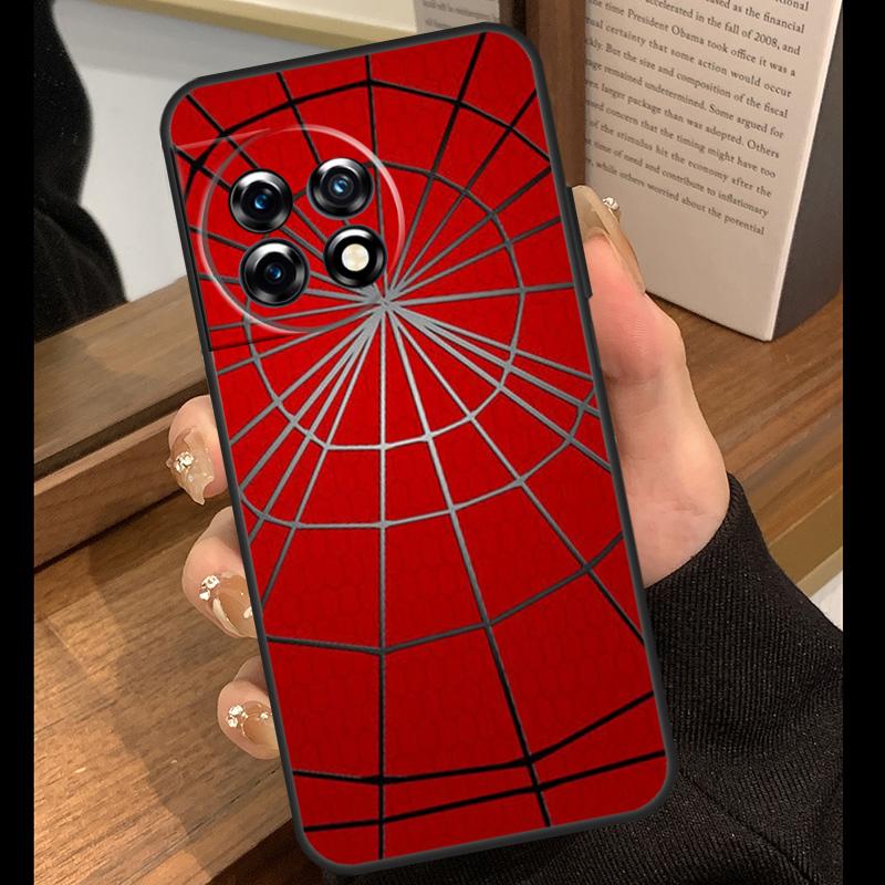 Spider Web Head Mask Case For OnePlus 15R 13R 13T 12R 15 13 12 11 10 Pro 10T Nord CE 3 4 Lite N20 N30 Nord 5 Cover
