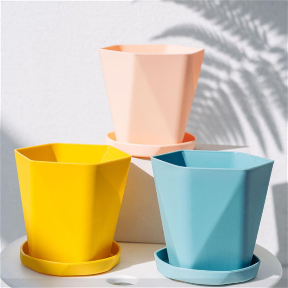 Practical Water-saving Tray Compression Extrusion Simple Temperament Ventilation Hole Design Flower Pots And Planting Flowerpot