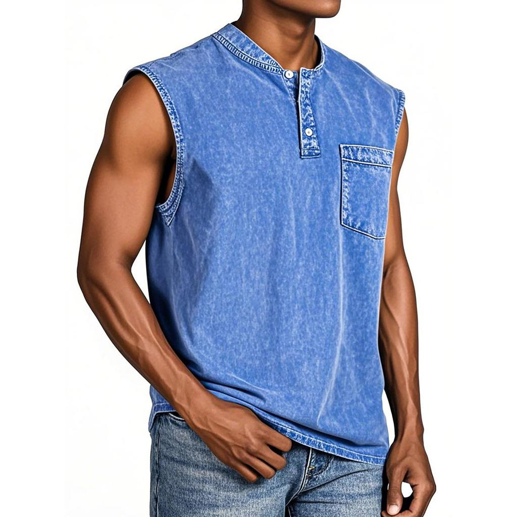 Camiseta sin mangas de verano para hombre, camiseta sin mangas transpirable informal de talla grande para Surf y playa, camiseta holgada con estampado, camiseta para hombre