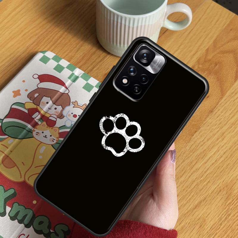 Cat Dog Paws Case For Xiaomi Redmi Note 14 Pro 13 12 11 10 15 Pro Plus Redmi 15 C 13 10C 12C 14C 13C Cover