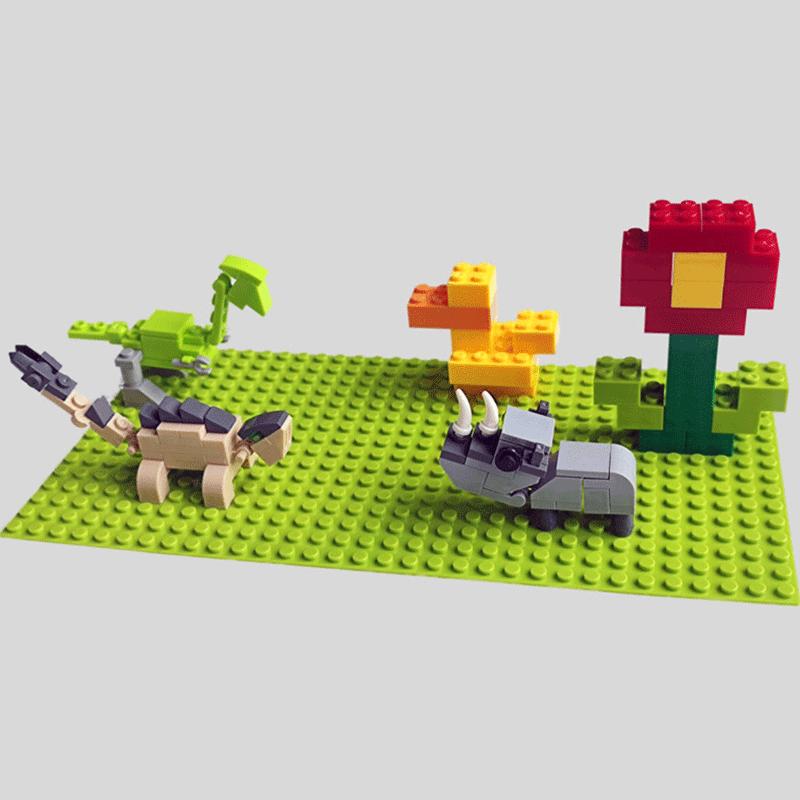 Classic Baseplate 32x32 Dots Building Blocks Bricks Base Plates DIY Plastic Board Building Blocks Baseplates Construction Toys