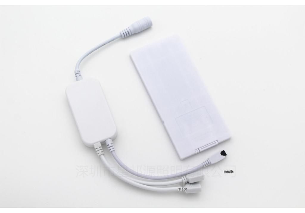 40-Key Infrared LED Bluetooth RGB Music Light Strip Controller, App-Controlled, Dual Connection