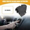 HVAC Heater Blend Door Actuator No.89018676 - Car Air Door Actuator Replacement - for Chevrolet Trailblazer 2003-2009 Plastic Black - 1 Pc