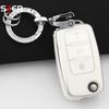 For Vw Volkswagen Polo Tiguan Passat B5 B6 B7 Golf 4 5 6 Mk6 Jetta Lavida Skoda Octavia Seat Leon Altea Tpu Car Key Case Cover