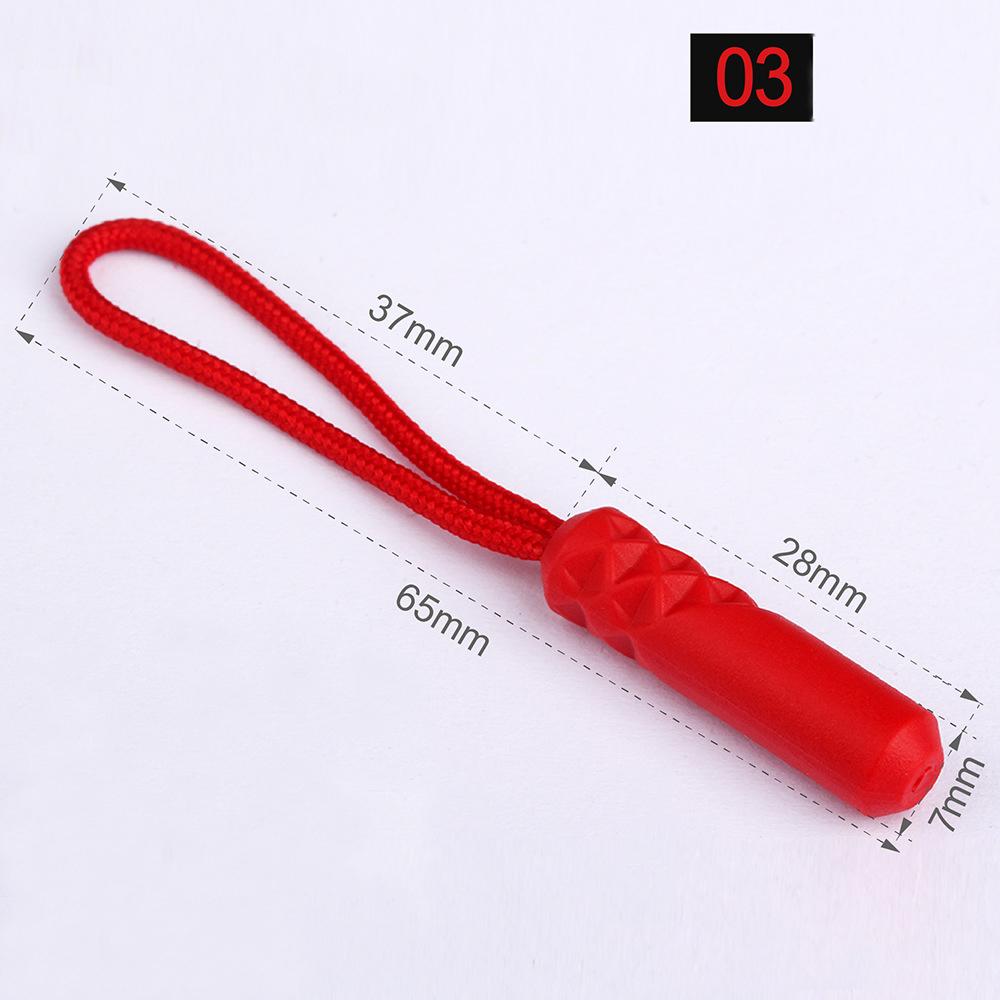 10 teile/los 10 Farbe Reißverschlüsse Pull Puller Ende Fit Seil Tag Ersatz Clip Gebrochen Schnalle Fixer Koffer Zelt Rucksack Zipper schnur